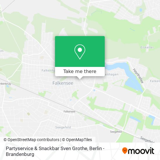 Partyservice & Snackbar Sven Grothe map