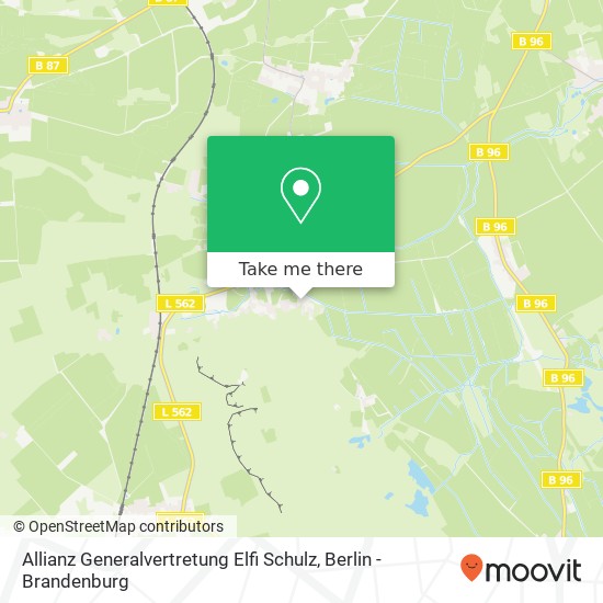 Allianz Generalvertretung Elfi Schulz, Gehren Grünswalder Straße 10 map