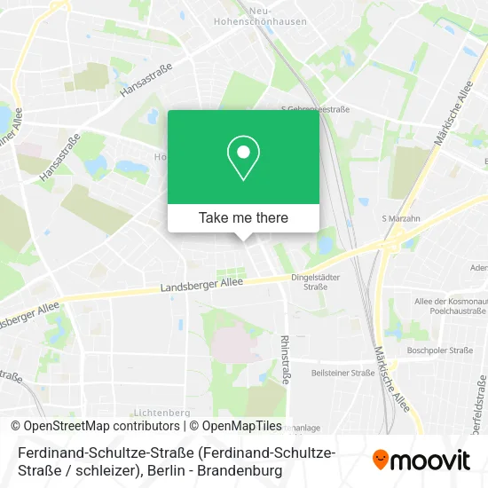 Карта Ferdinand-Schultze-Straße