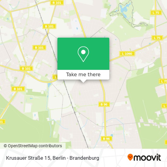 Карта Krusauer Straße 15