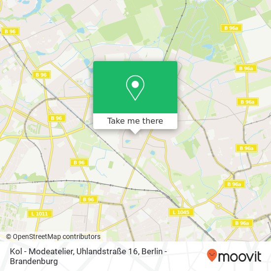 Kol - Modeatelier, Uhlandstraße 16 map