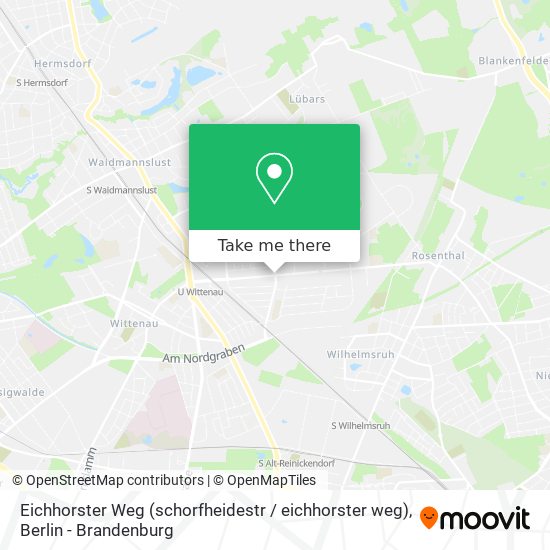 Eichhorster Weg (schorfheidestr / eichhorster weg) map