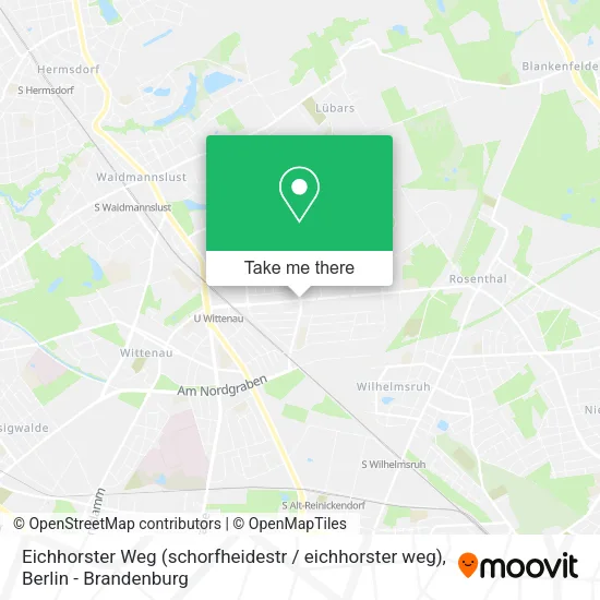 Карта Eichhorster Weg (schorfheidestr / eichhorster weg)