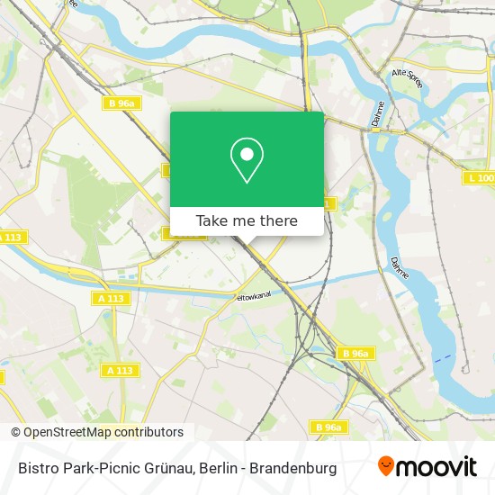 Bistro Park-Picnic Grünau map