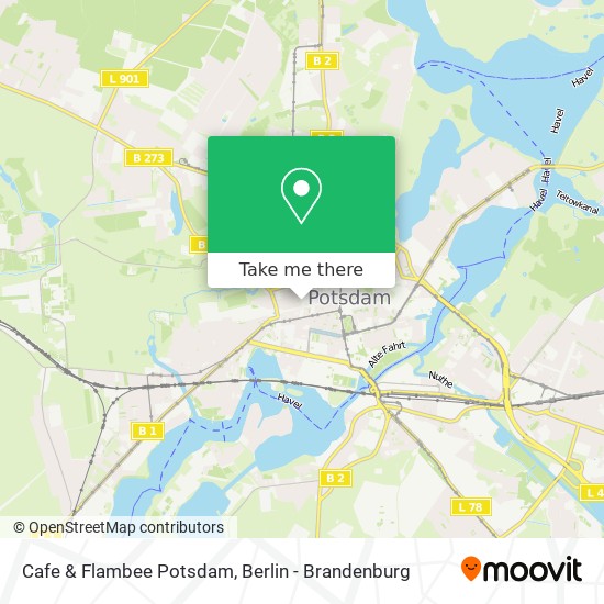 Cafe & Flambee Potsdam map