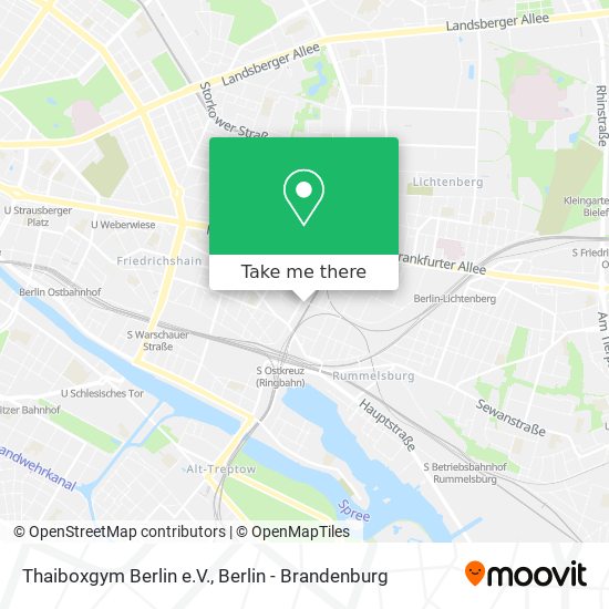 Thaiboxgym Berlin e.V. map