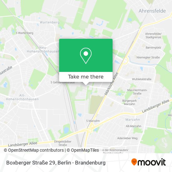 Boxberger Straße 29 map