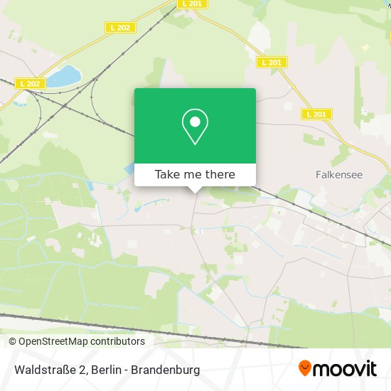 Waldstraße 2 map