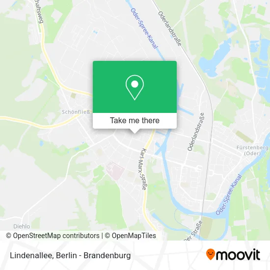 Карта Lindenallee