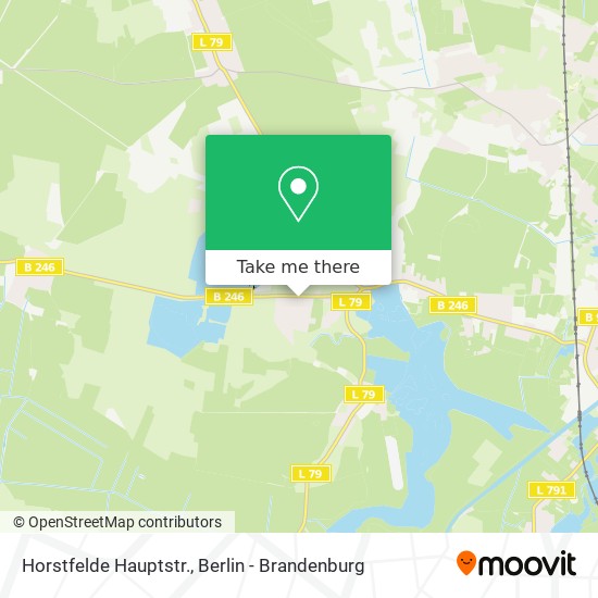 Карта Horstfelde Hauptstr.