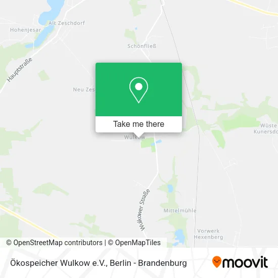 Карта Ökospeicher Wulkow e.V.