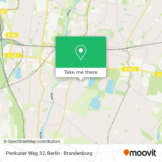 Penkuner Weg 32 map