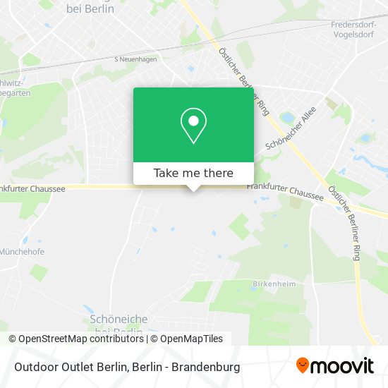 Outdoor Outlet Berlin map