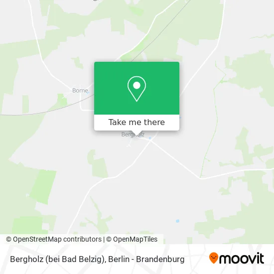 Карта Bergholz (bei Bad Belzig)