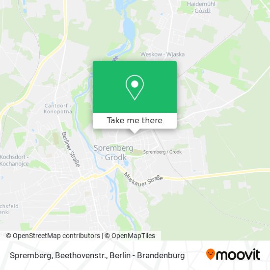 Spremberg, Beethovenstr. map