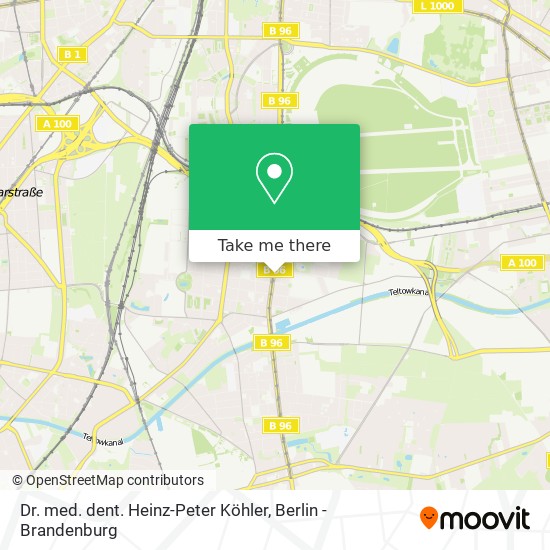 Карта Dr. med. dent. Heinz-Peter Köhler
