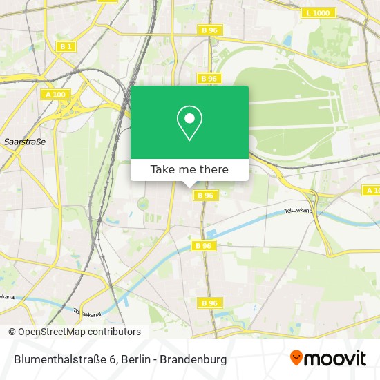 Blumenthalstraße 6 map