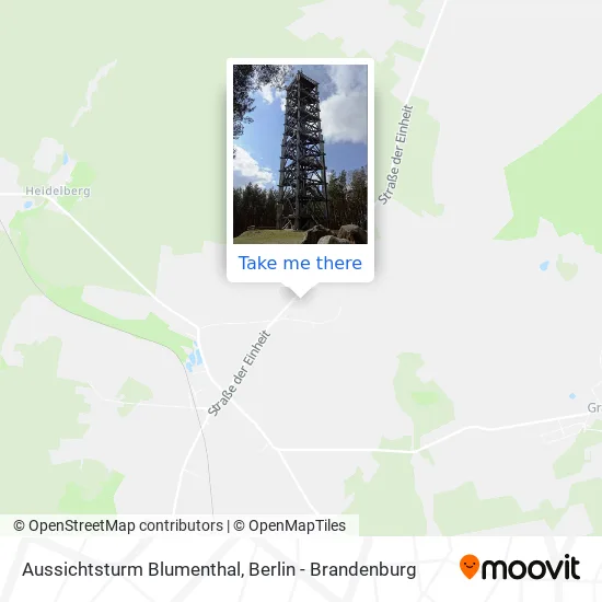 Карта Aussichtsturm Blumenthal