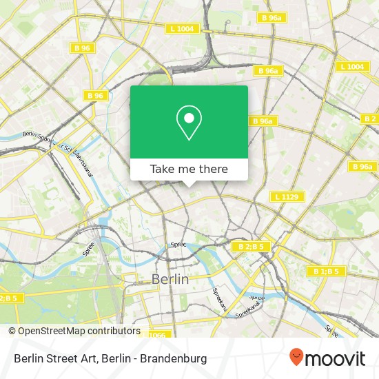 Berlin Street Art map