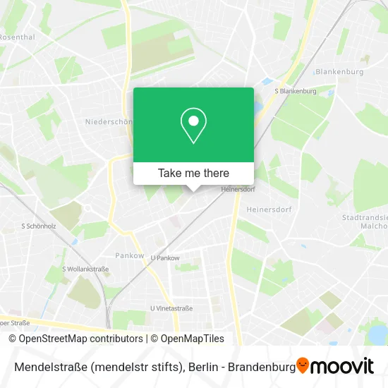 Карта Mendelstraße (mendelstr stifts)