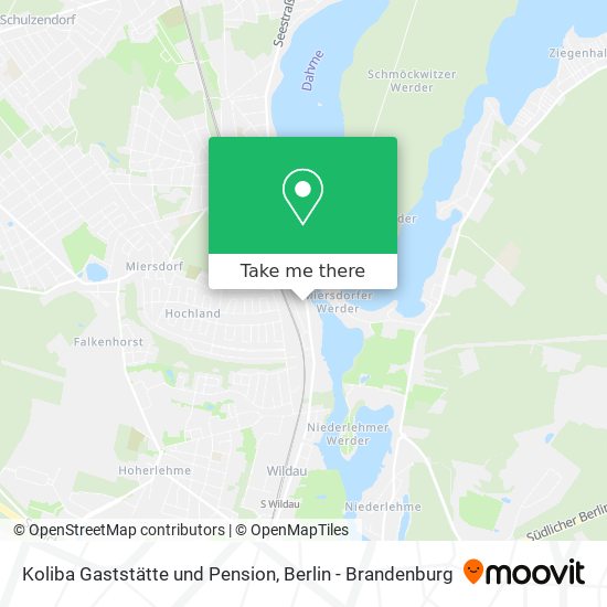 Koliba Gaststätte und Pension map