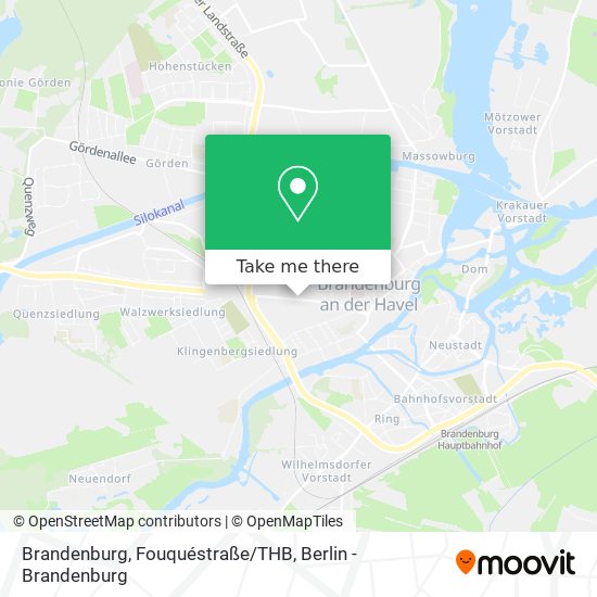 Brandenburg, Fouquéstraße/THB map