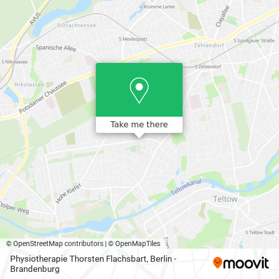 Physiotherapie Thorsten Flachsbart map