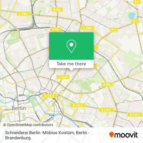 Schneiderei Berlin -Möbius Kostüm map