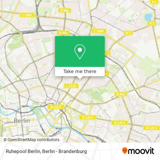 Ruhepool Berlin map