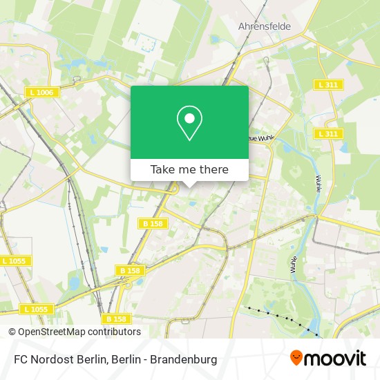 FC Nordost Berlin map