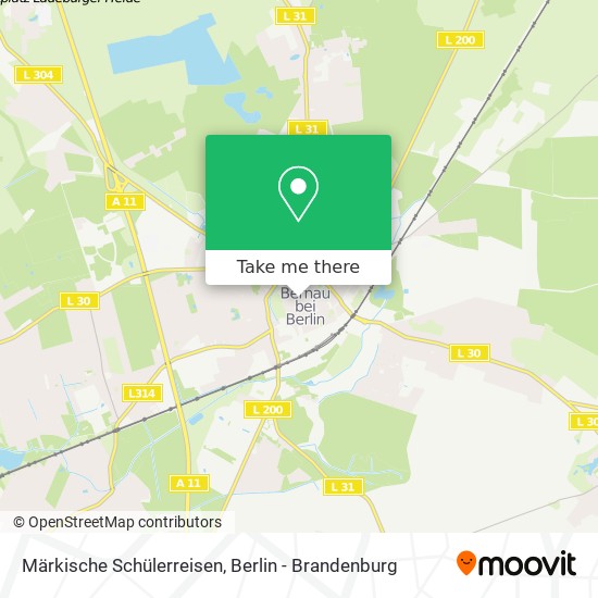 Märkische Schülerreisen map