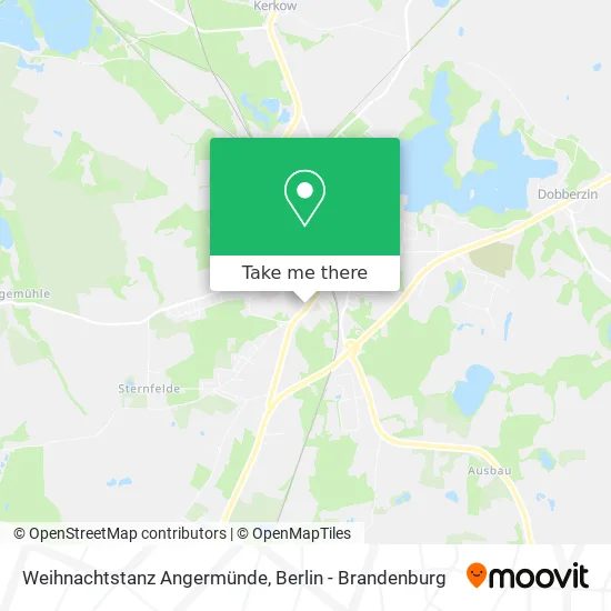 Карта Weihnachtstanz Angermünde