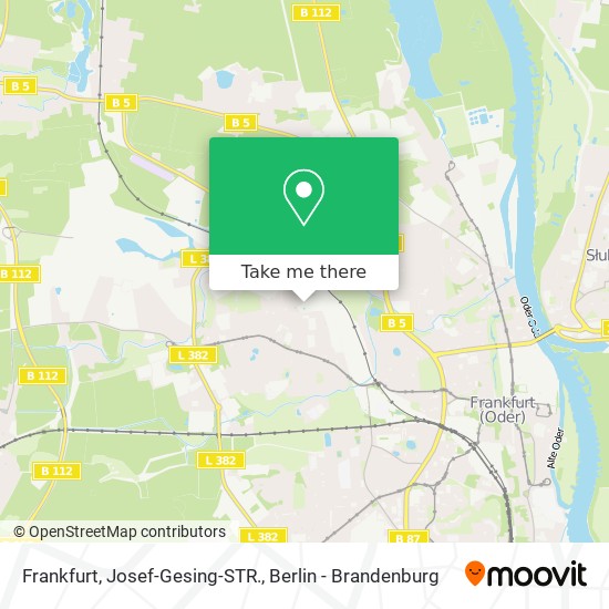 Frankfurt, Josef-Gesing-STR. map