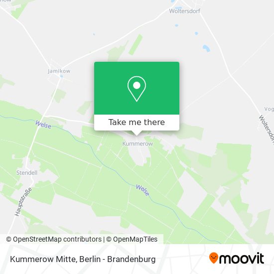Kummerow Mitte map