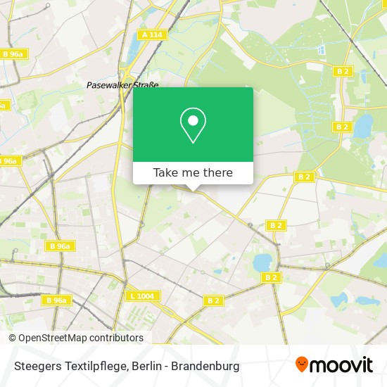 Карта Steegers Textilpflege