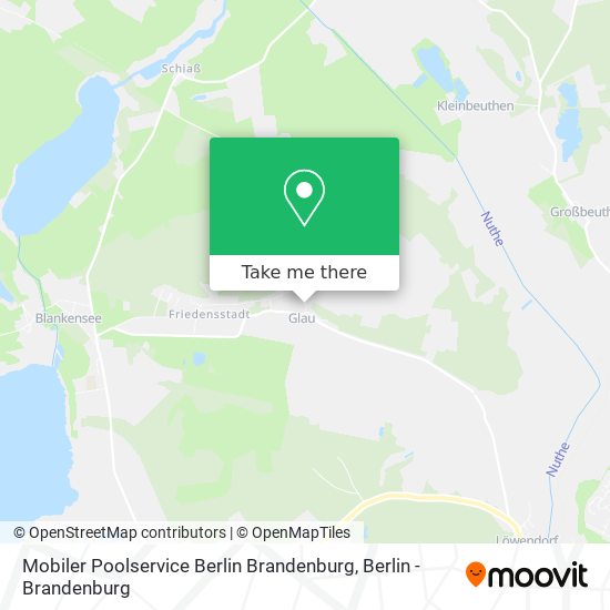 Mobiler Poolservice Berlin Brandenburg map