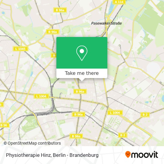 Physiotherapie Hinz map