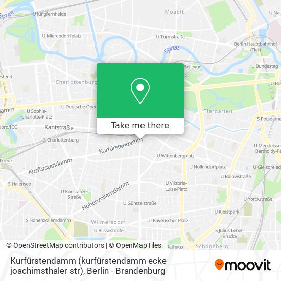Kurfürstendamm (kurfürstendamm ecke joachimsthaler str) map