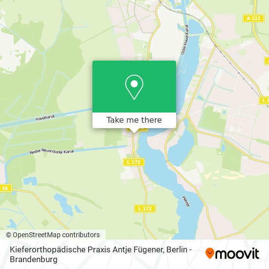 Карта Kieferorthopädische Praxis Antje Fügener