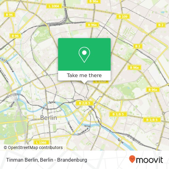 Карта Tinman Berlin, Alte Schönhauser Straße 2