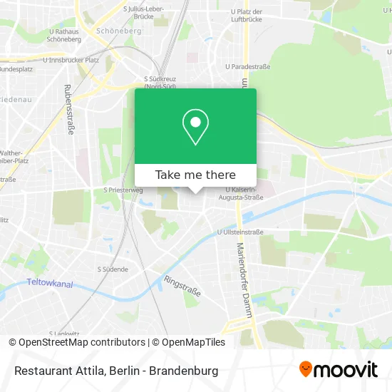 Restaurant Attila map