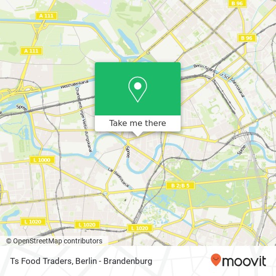 Ts Food Traders, Alt-Moabit 74 map