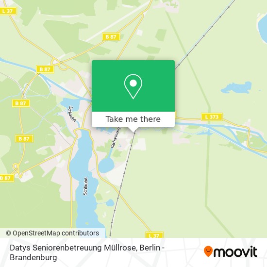 Карта Datys Seniorenbetreuung Müllrose