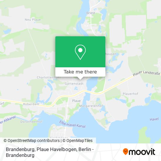 Brandenburg, Plaue Havelbogen map