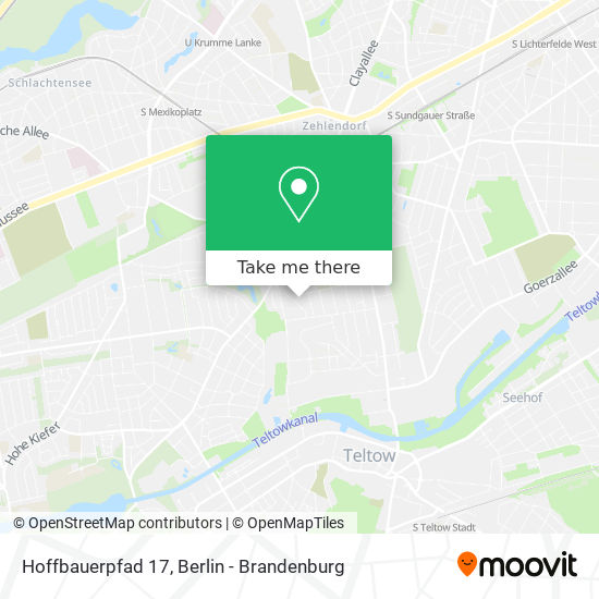 Hoffbauerpfad 17 map