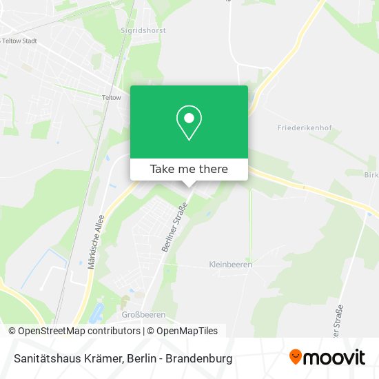 Sanitätshaus Krämer map