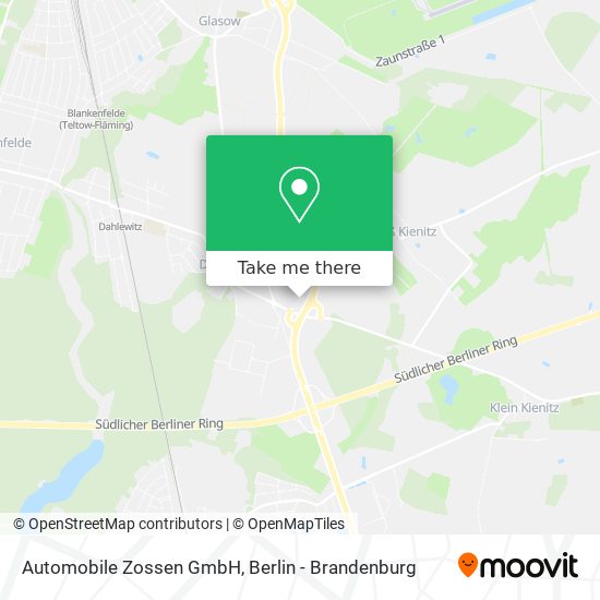 Automobile Zossen GmbH map