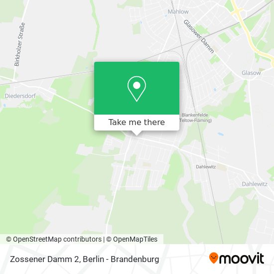 Карта Zossener Damm 2