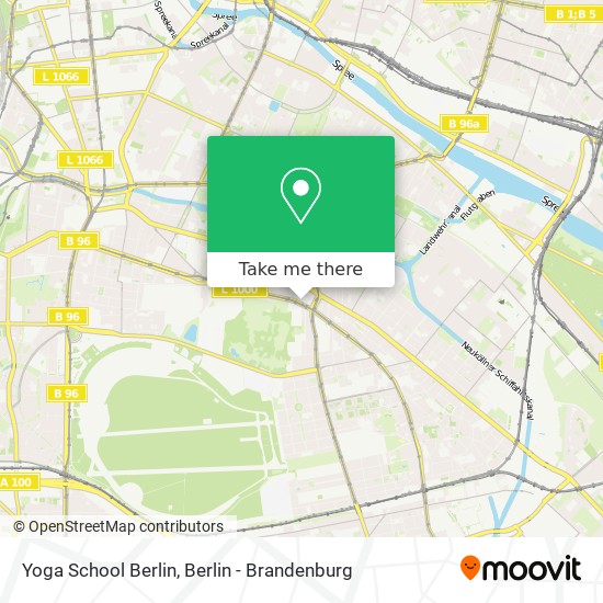 Карта Yoga School Berlin