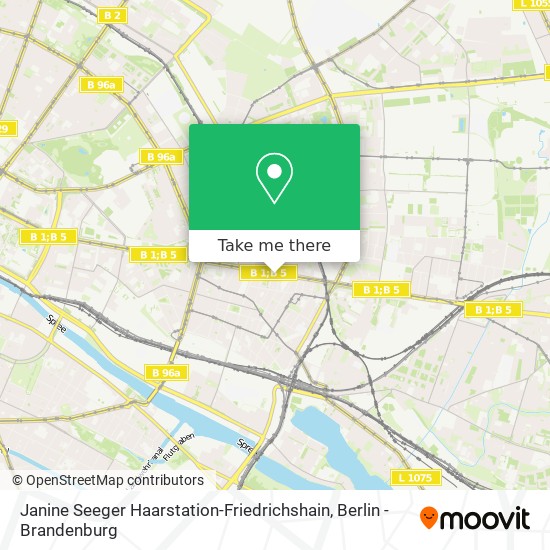 Janine Seeger Haarstation-Friedrichshain map